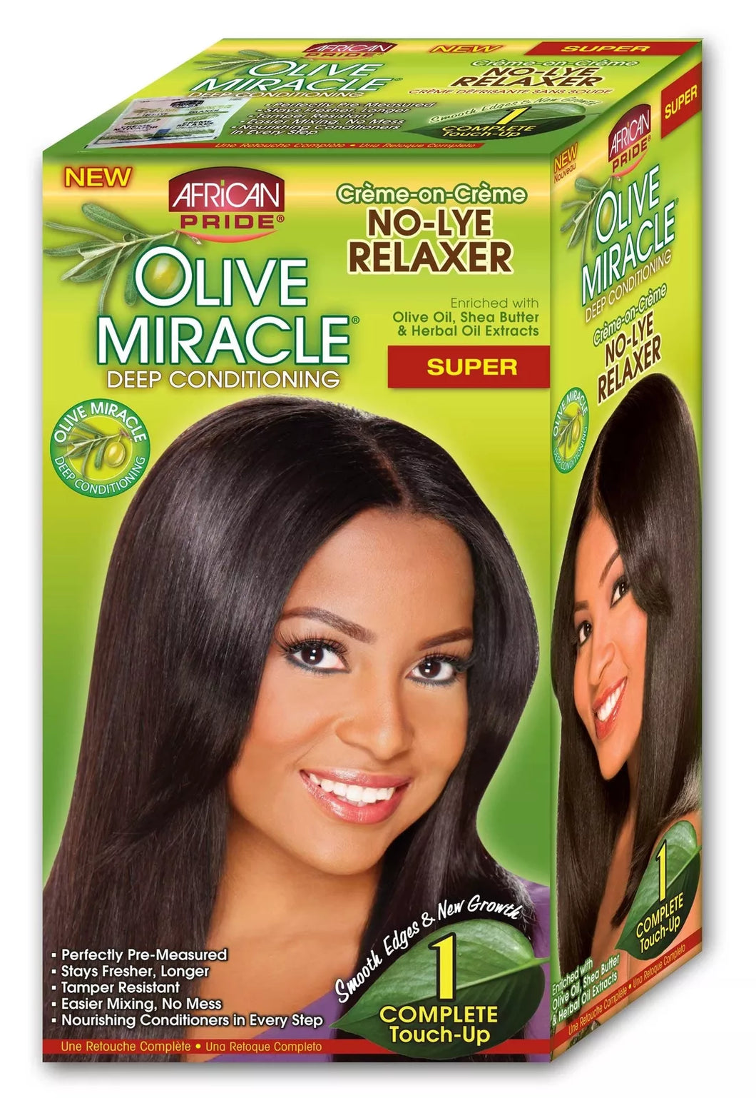African Pride Olive Miracle Deep Conditioning Kit - 1 touch-up - Super