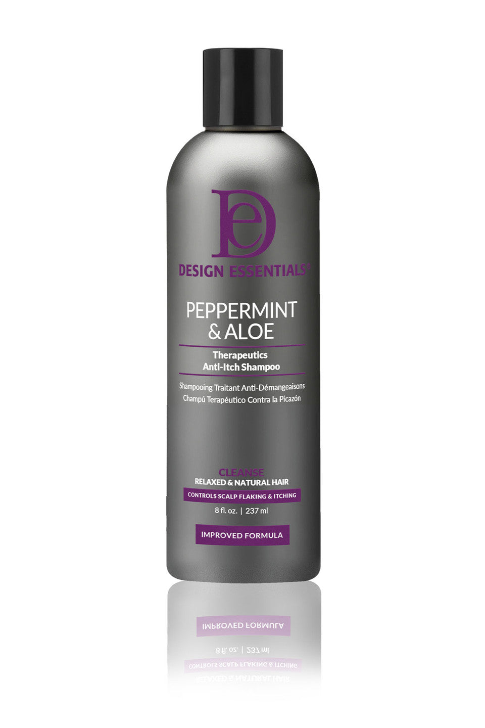 Design Essentials Peppermint & Aloe Therapeutics Anti-Itch Shampoo 8oz