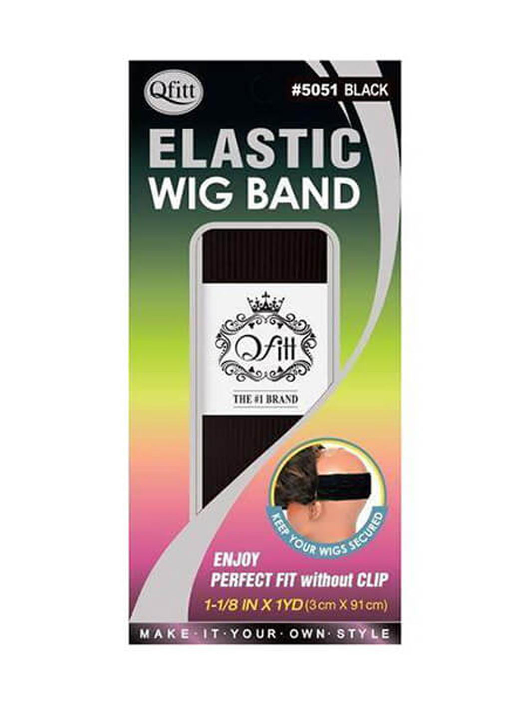 Elastic Wig Band, 1-1/8