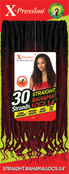 Outer X-Pression Crochet Braid Straight Bahama Locs 14