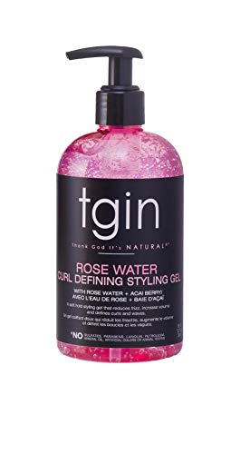 Tgin Rosewater Curl Defining Gel 13oz