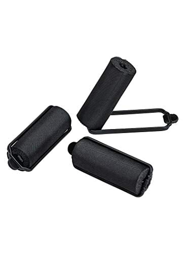 Silky Satin Rollers Jb 6Ct Black Annie 1240