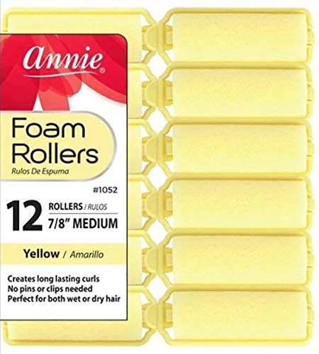 Foam Rollers M 12Ct Yellow Annie 1052