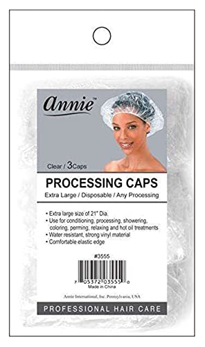 Processing Caps XL 3pc Clear Annie 3555