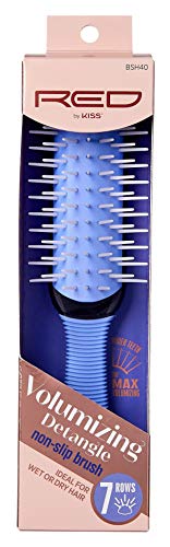 Red 7 Rows Volumizing Detangle Brush BSH40