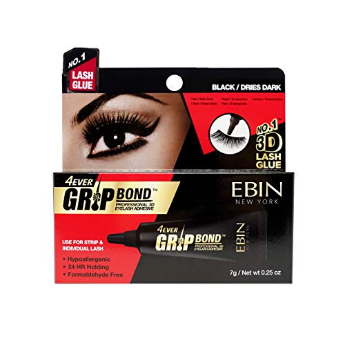 Ebin New York Grip Bond - Eyelash Adhesive 5G Black(Paddle)