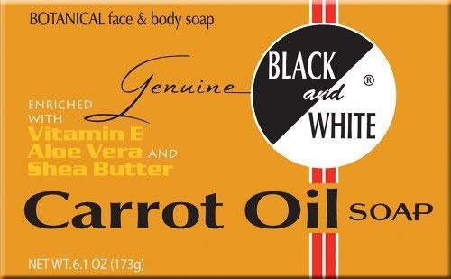 Black & White Soap Carrot Oil 6.1oz