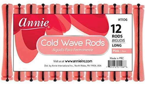 Cold Wave Rod Long 12Ct Pink Annie 1106