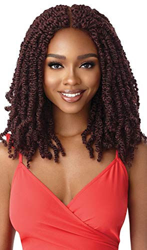 Outre X-Pression-Twisted Up-4X4 Lace Front Wig-Wavy Bomb Twist 18