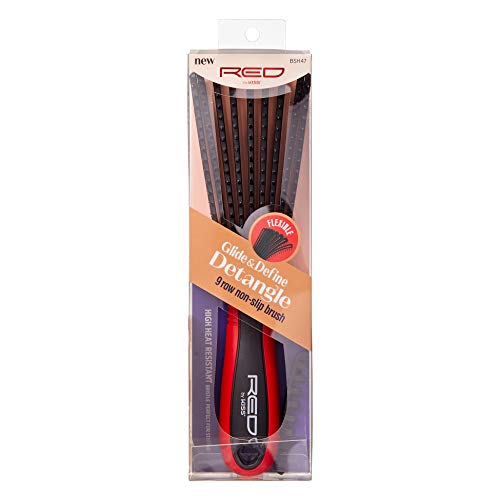 Red Ez Glide Detangling Brush, Large BSH47/HH62