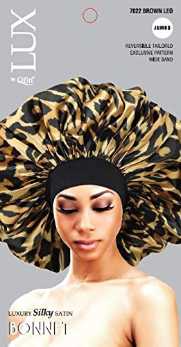 Silk Pattern Bonnet (Jumbo) (6Pc): Afro Qfitt7021