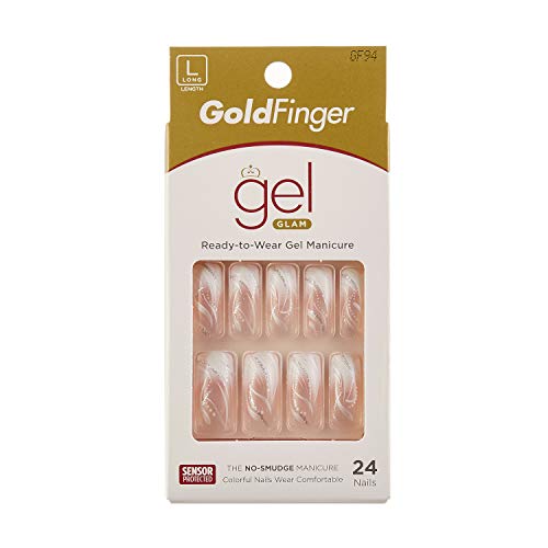 Gold Finger Fashion Nails GF94