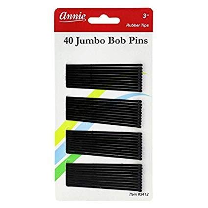 Curved Pins 2 3/4In 40Ct Black Annie 3310