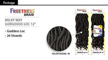 Load image into Gallery viewer, Freetress Synthetic Crochet Braid - 2X Cuban Goddess Loc 12&quot;
