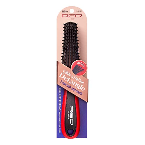 Red Ez Glide Detangling Brush, Small BSH45