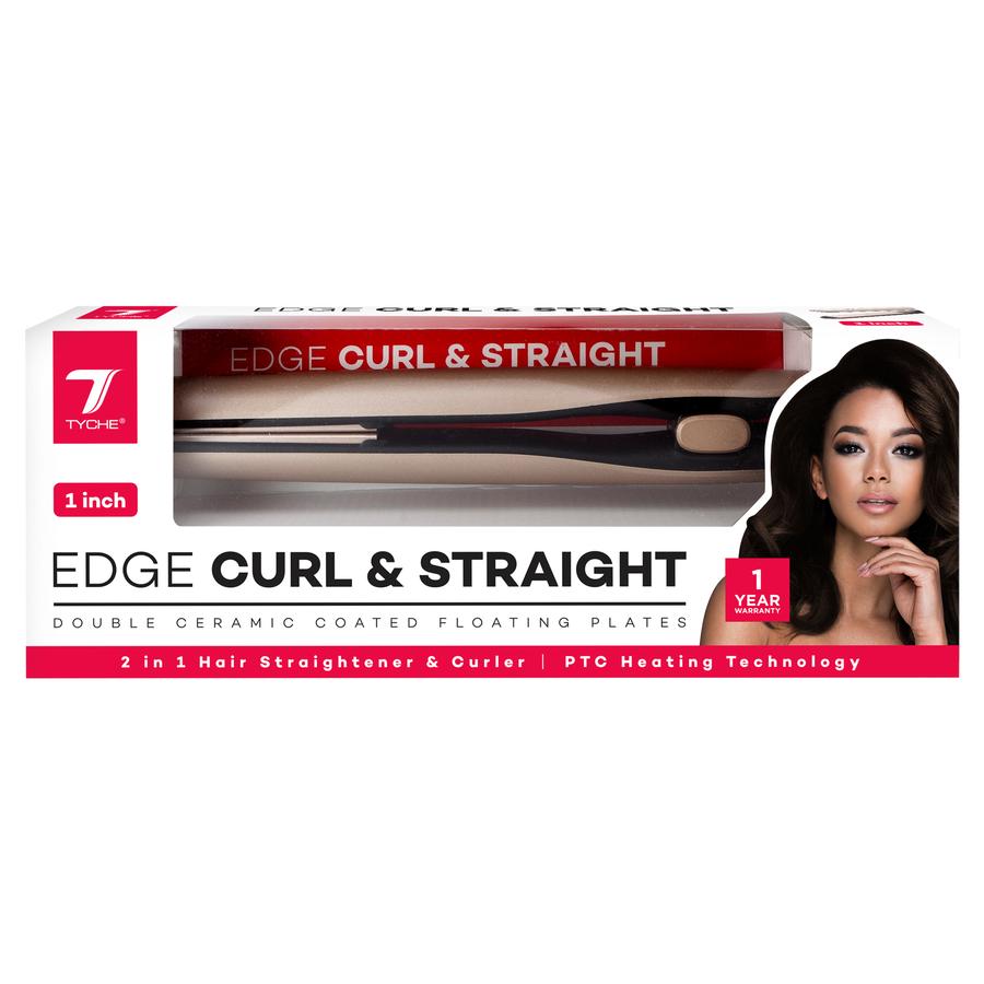 Nicka K Tyche Edge Curl & Straight Pink  HFED44P