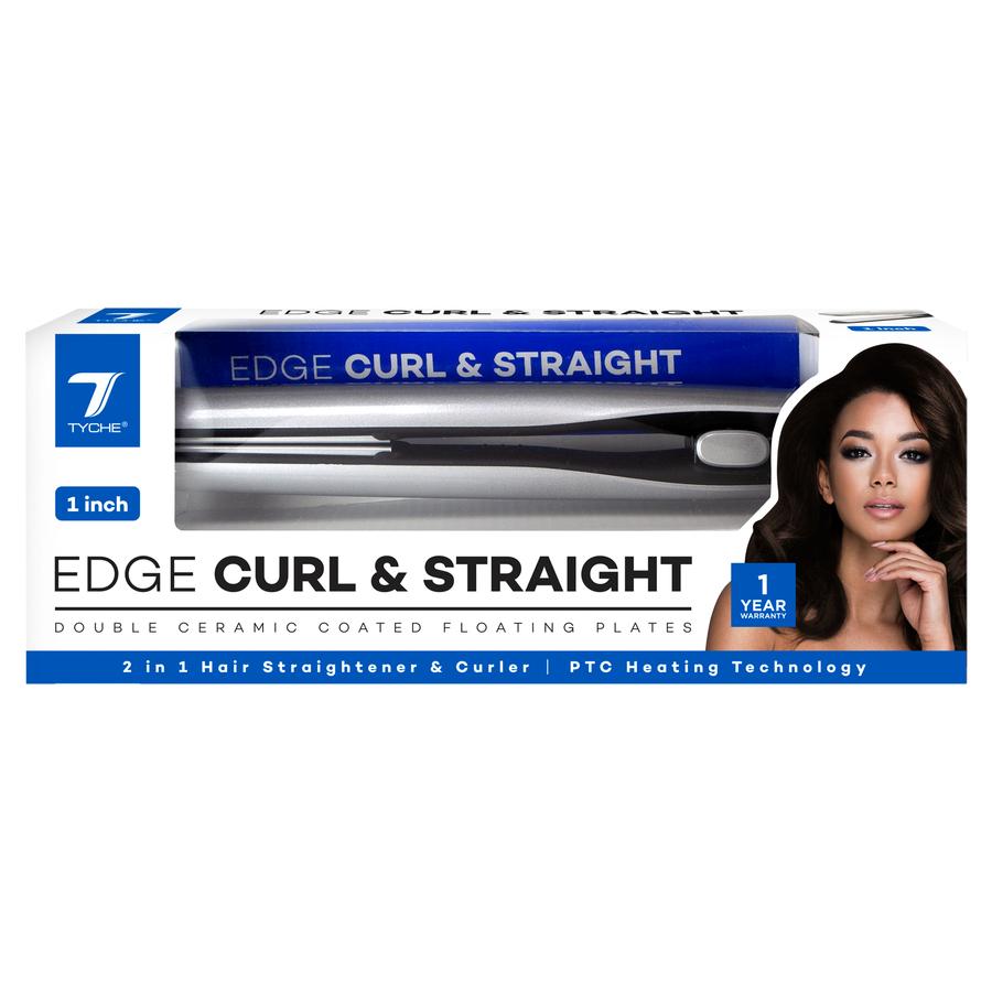 Nicka K Tyche Edge Curl & Straight Silver HFED44S
