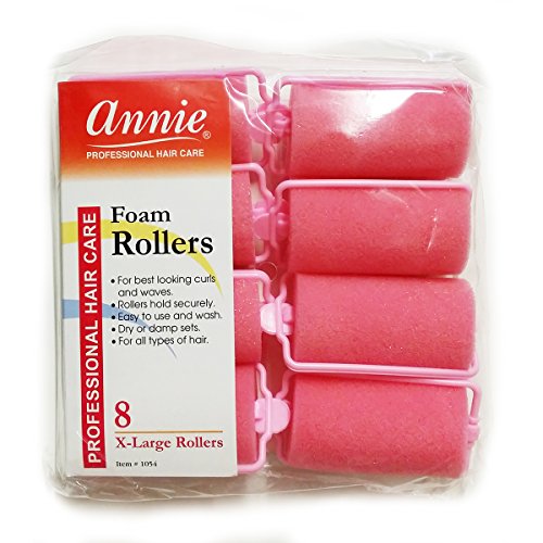 Foam Rollers Xl 8Ct Pink Annie 1054