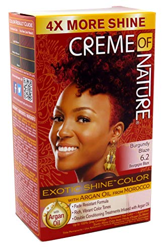 Creme Of Nature Exotic Shine Permanent Hair Color [6.2] Burgundy Blaze