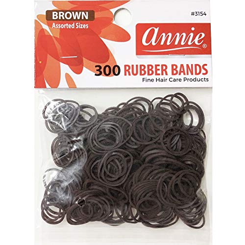 Rubber Bands Asst Size 300Ct Brown Annie 3154