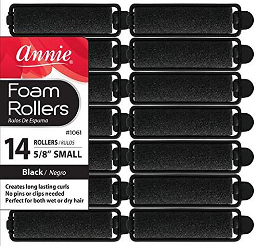 Foam Rollers S 14Ct Black Annie 1061