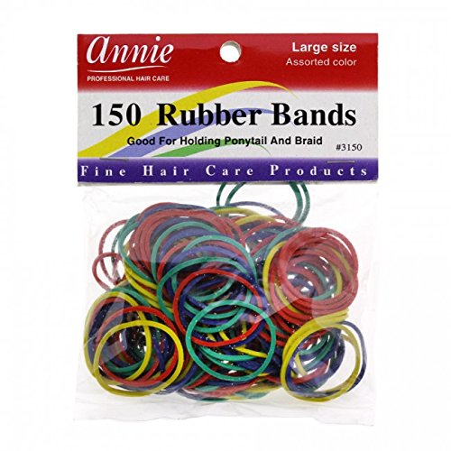 Rubber Bands L 150Ct Asst Color Annie 3150