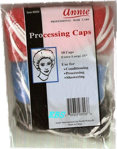 Processing Caps XL 10Pc Asst Color Annie 3553