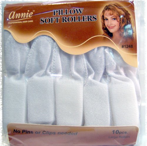 Pillow Soft Rollers 10Ct White Annie 1248