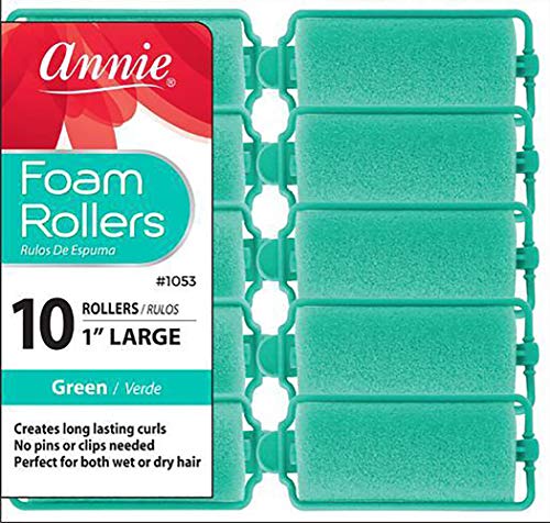 Foam Rollers L 10Ct Green Annie 1053