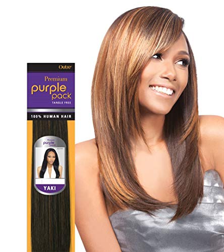 Outre Human Hair Purple Pack Yaki 12