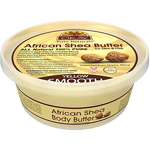 Okay African Shea Butter Smooth-Yellow 8oz