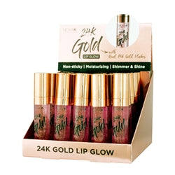 Nicka K 24K Gold Lip Gloss Ross Gold, LGGDB2