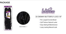 Load image into Gallery viewer, Sensationnel 2X Skinny Butterfly Locs 18&quot;Lulutress
