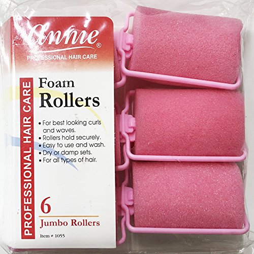 Foam Rollers Jb 6Ct Pink Annie 1055