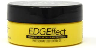 Edgeffect Edge Gel Ultra Hold Argan/Olive/Black Castor [Yellow](1Oz)(12/48/288/Cs)