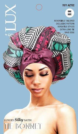 Silk Tie Bonnet (6Pc): Afro Qfitt7071