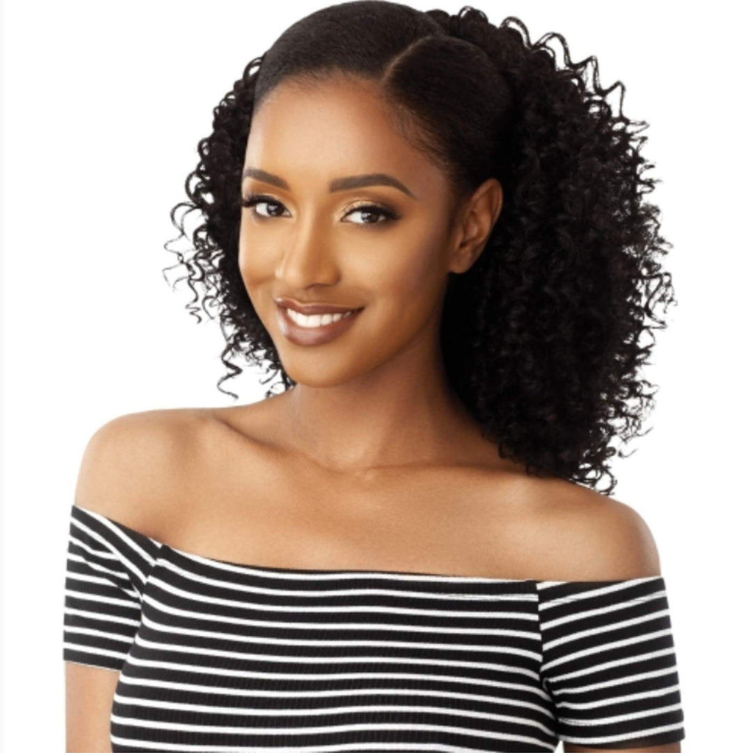 Outre Big Beautiful Hair - Ds Ponytail - 3B - Bouncy Curls 18