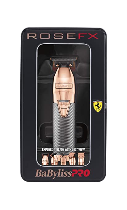 Babyliss Trimmer [R.Gold Skeleton] Cordless (6/Cs) Fx787Rg