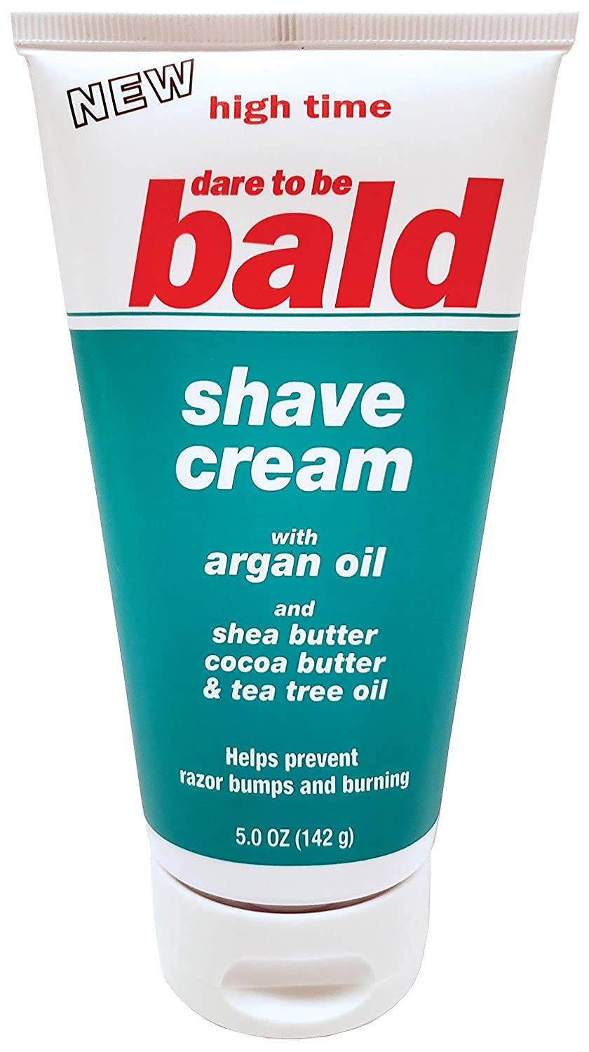 High Time Dare To Be Bald Shave Cream 5 Oz