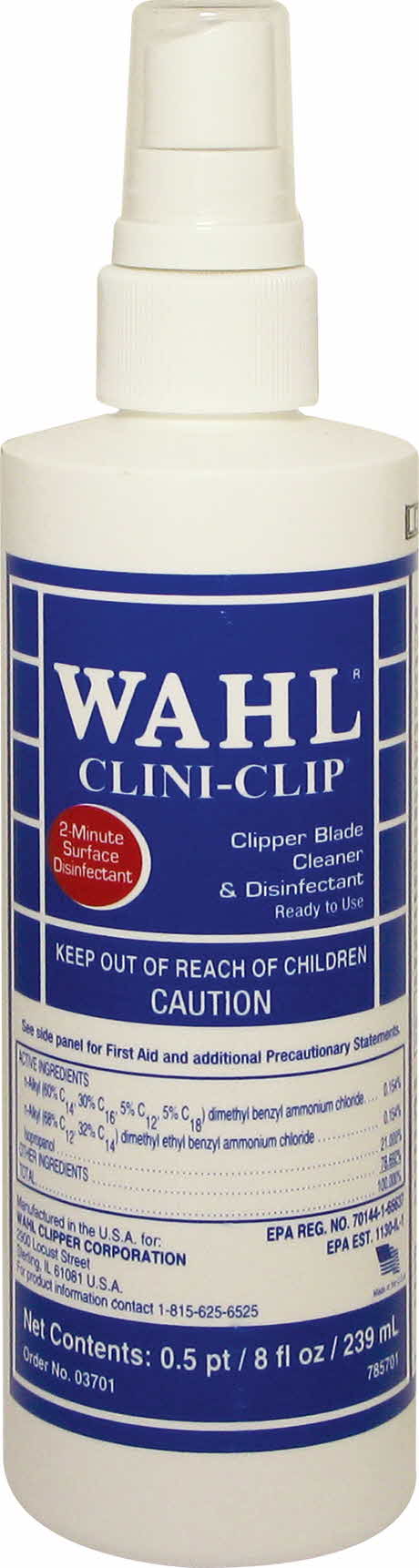 Wahl Professional Clini-Clip Blade Disinfectant and Cleaner Spray (3310-230)