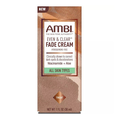 Ambi Even and Clear Fade Cream, Hydroquinone free, 1 Oz