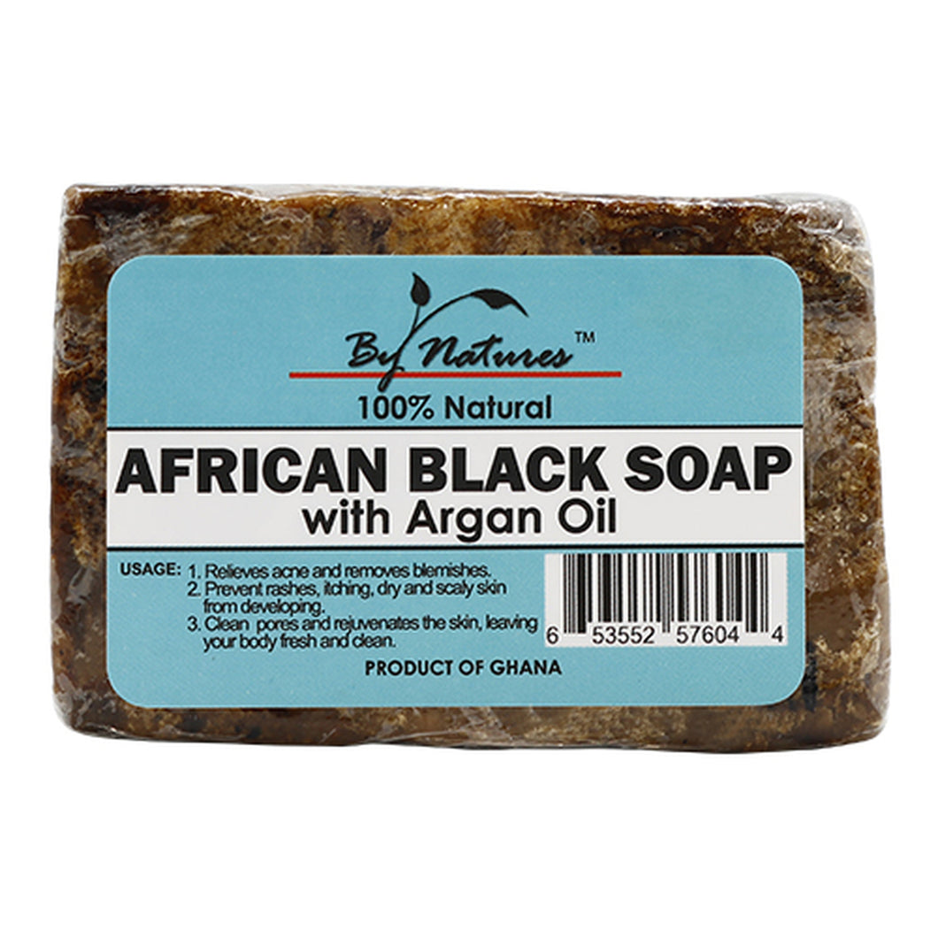 By Natures African Black Bar Soap with Argan Oil