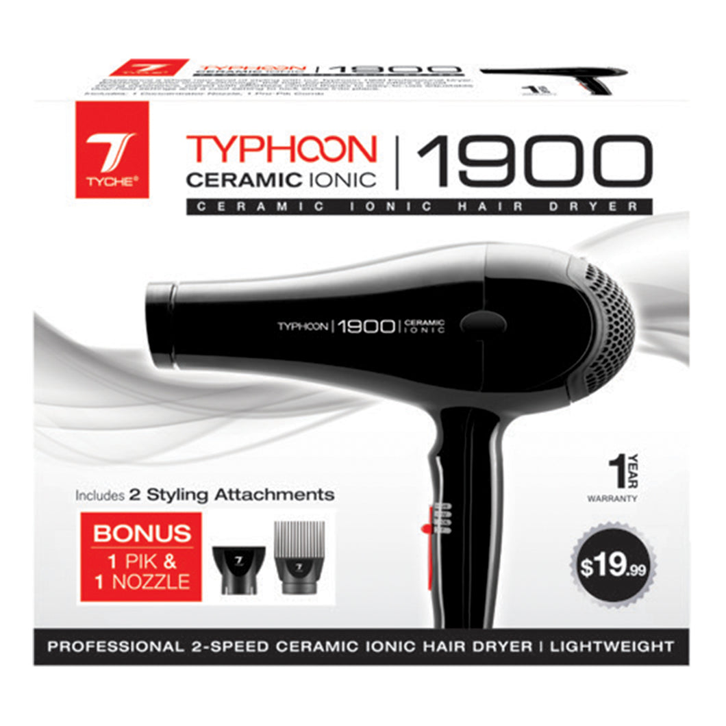 Nicka K Tyche Typhoon 1900 Professional Hair Dryer TP-1900