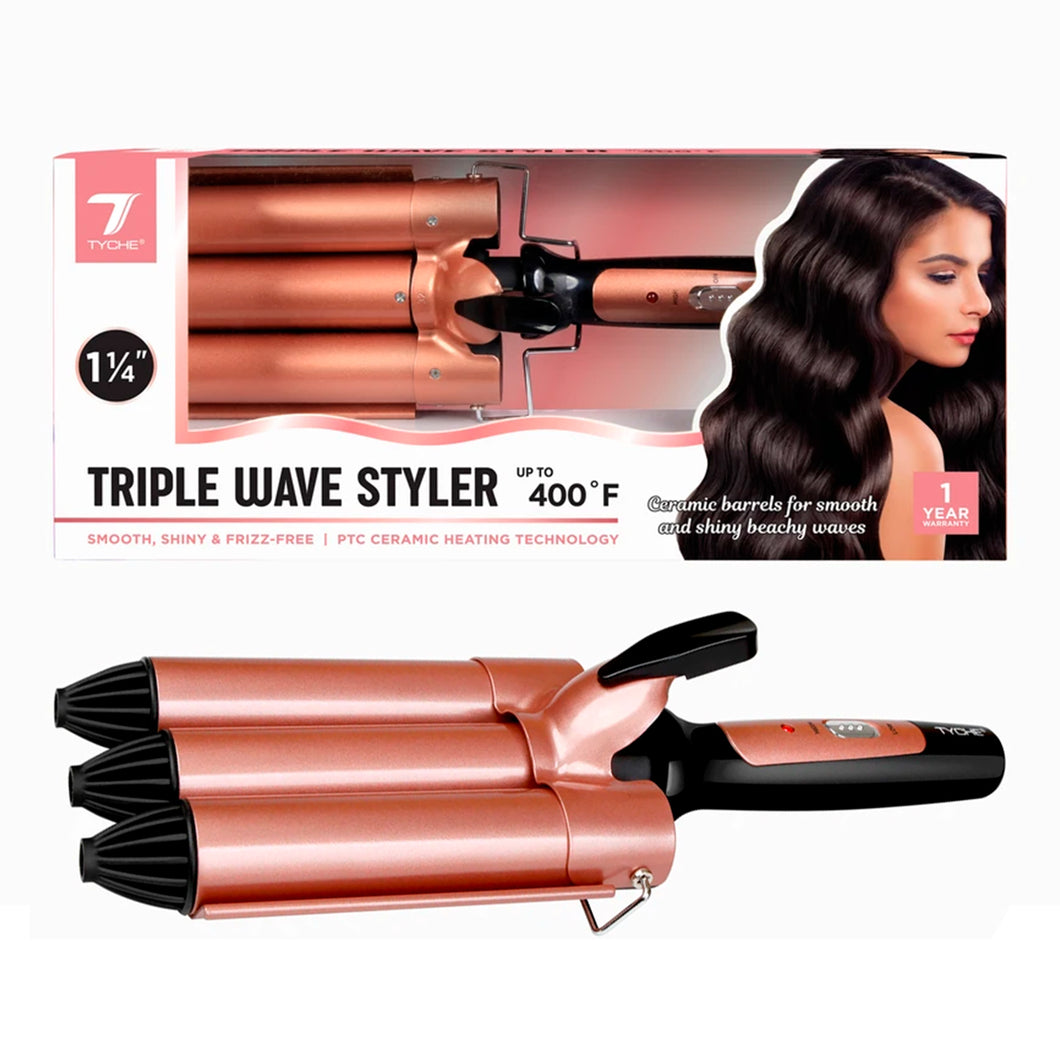 Nicka K Tyche Triple Barrel Wave Styler 1.25