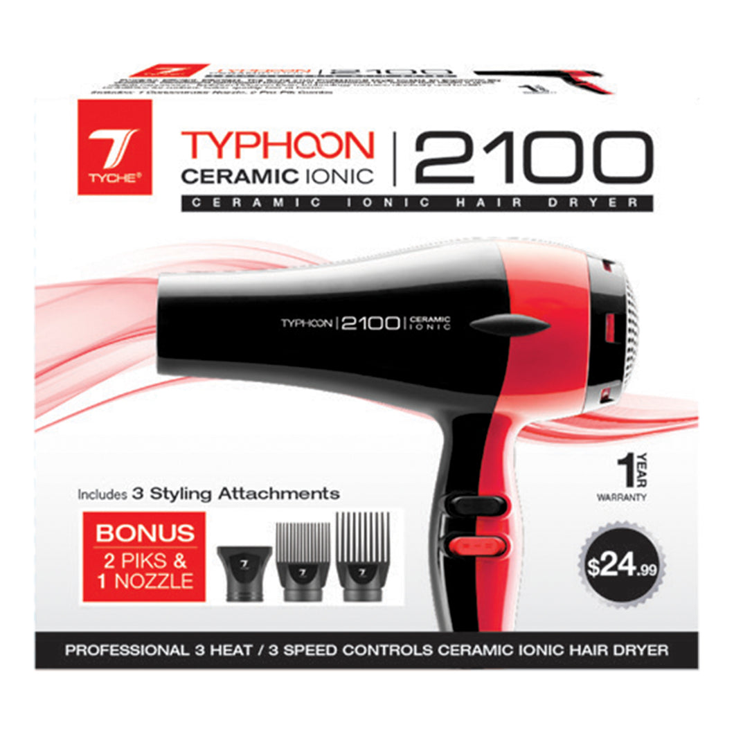Nicka K Tyche Typhoon 2100 Professional Hair Dryer TP-2100