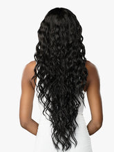 Load image into Gallery viewer, Sensationnel Human Hair Blend HD Lace Front Wig Butta Lace Loose Curly 32&quot;
