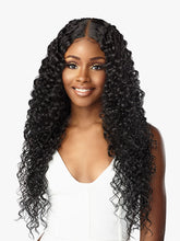 Load image into Gallery viewer, Sensationnel Human Hair Blend HD Lace Front Wig Butta Lace Bohemian 28&quot;
