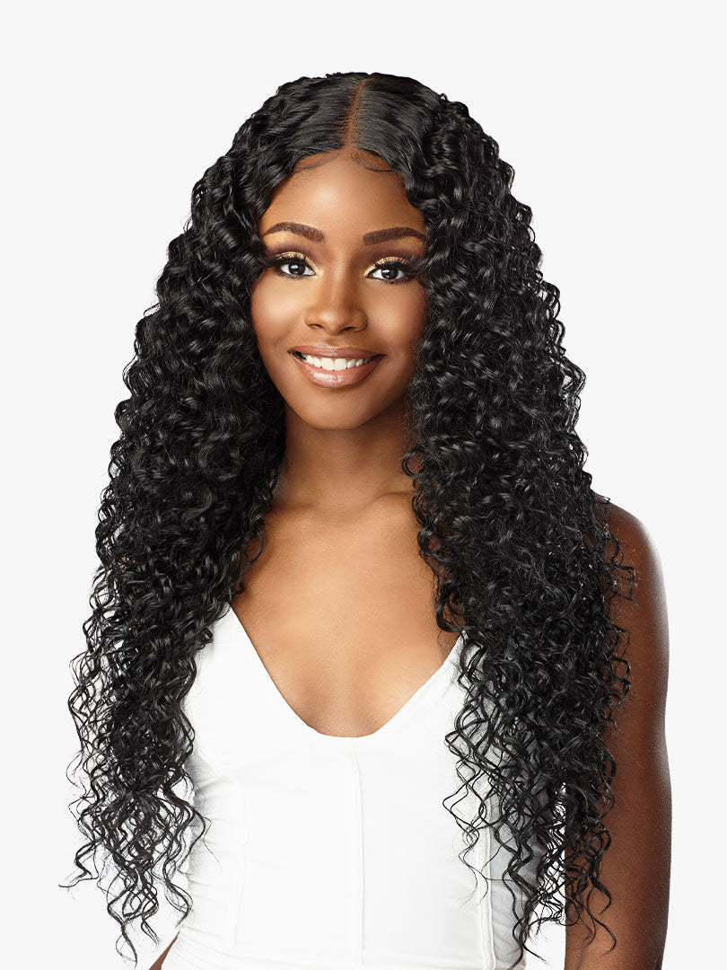Sensationnel Human Hair Blend HD Lace Front Wig Butta Lace Bohemian 28