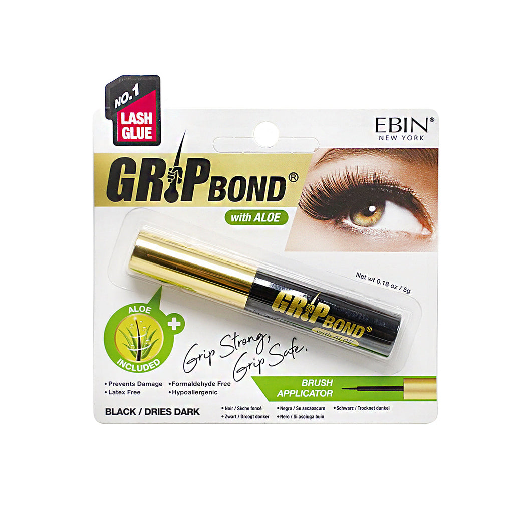 Ebin New York Grip Bond Eyelash Adhesive Glue with Aloe