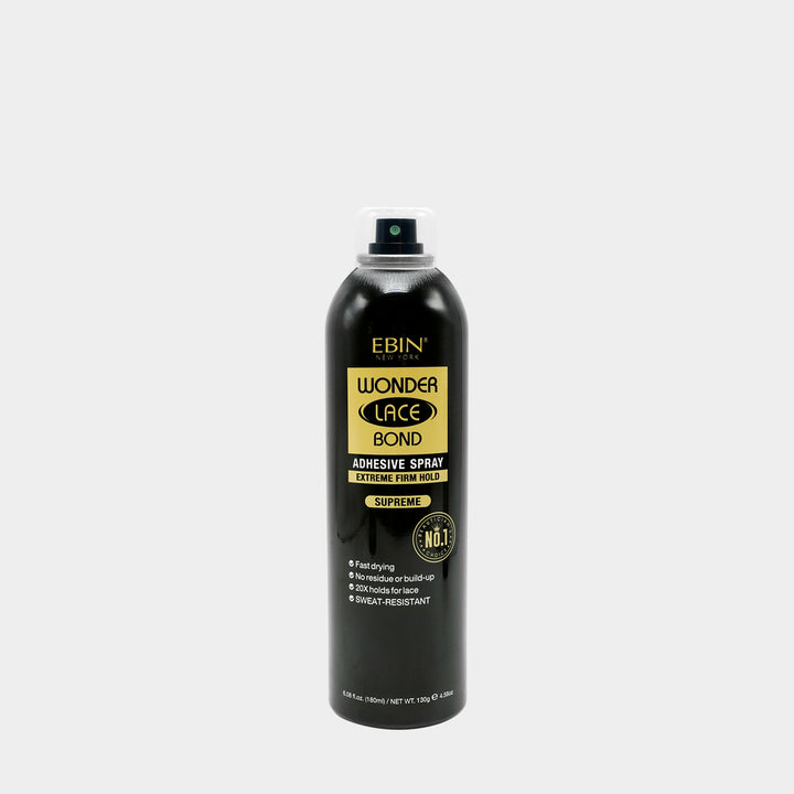 Ebin New York Wonder Lace Bond Adhesive Spray Extreme Firm Hold 6.08oz - Supreme